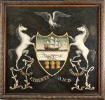 Painting of the Pennsylvania Coat of Arms by John Fisher in 1796.